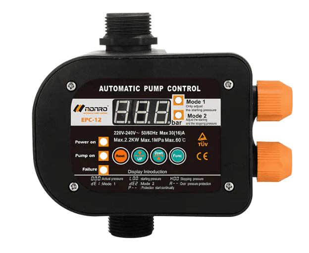 EPC 12 Pump Controller 120V 1.5 HP / 240V 3 HP – 1" Without Tank EPC 12 Pump Controller 120V 1.5 HP / 240V 3 HP – 1" Without Tank