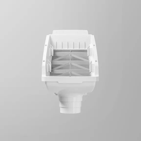 Leaf Eater Commercial Rain Head Downspout Filter, 6" Round Leaf Eater Commercial Rain Head Downspout Filter, 6" Round