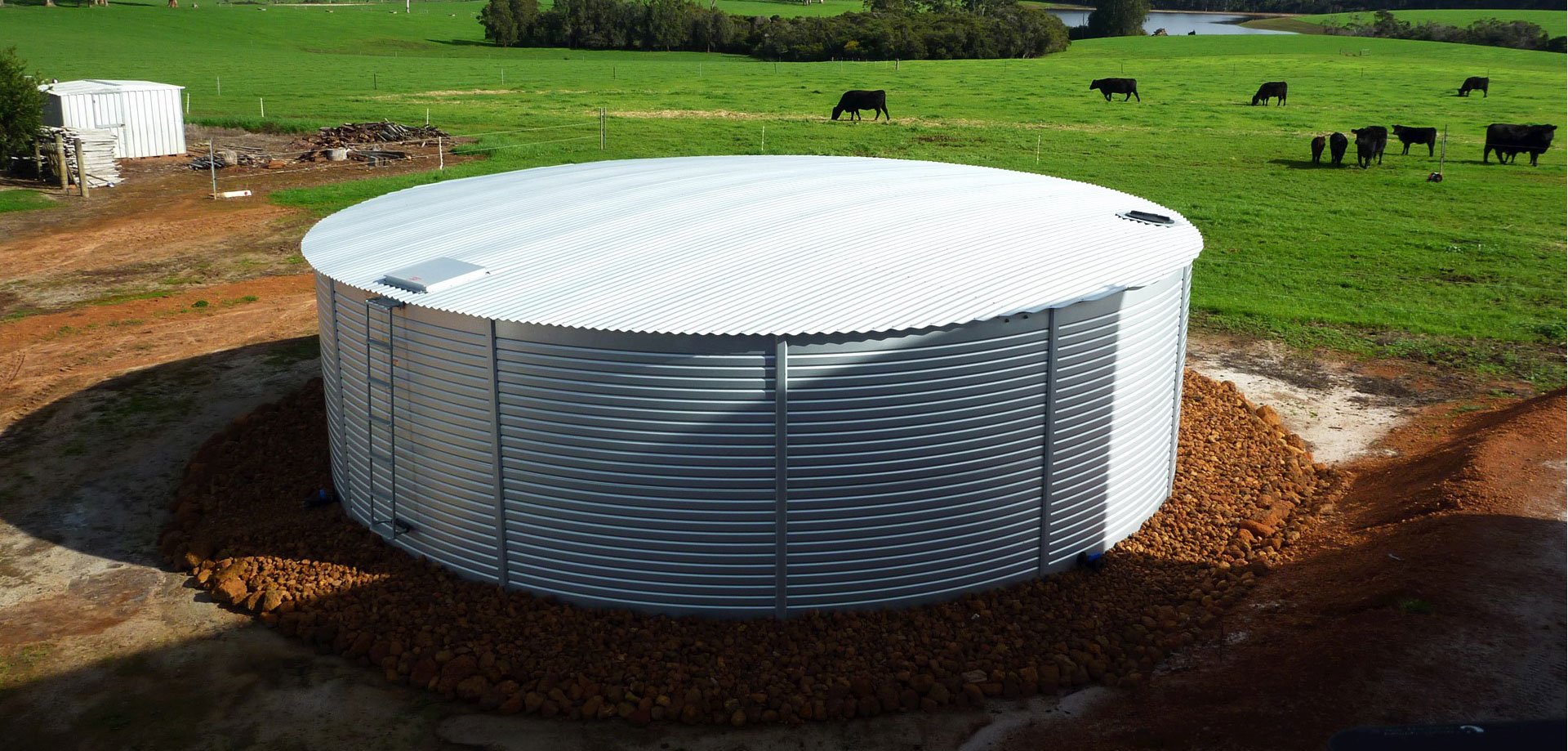 Pioneer KIT-XLR 01/02 Water Tank – 3,249 Gallons Compact Steel Storage ...