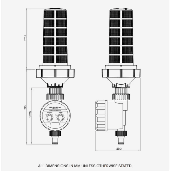 Rain Harvesting First Flush Diverter Advanced Release Valve Rain Harvesting First Flush Diverter Advanced Release Valve