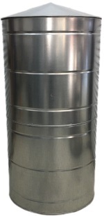 Texas Metal Tanks 300 Gallon Steel Rainwater Tank | 36" × 90" | Galvanized Water Storage Texas Metal Tanks 300 Gallon Steel Rainwater Tank | 36" × 90" | Galvanized Water Storage
