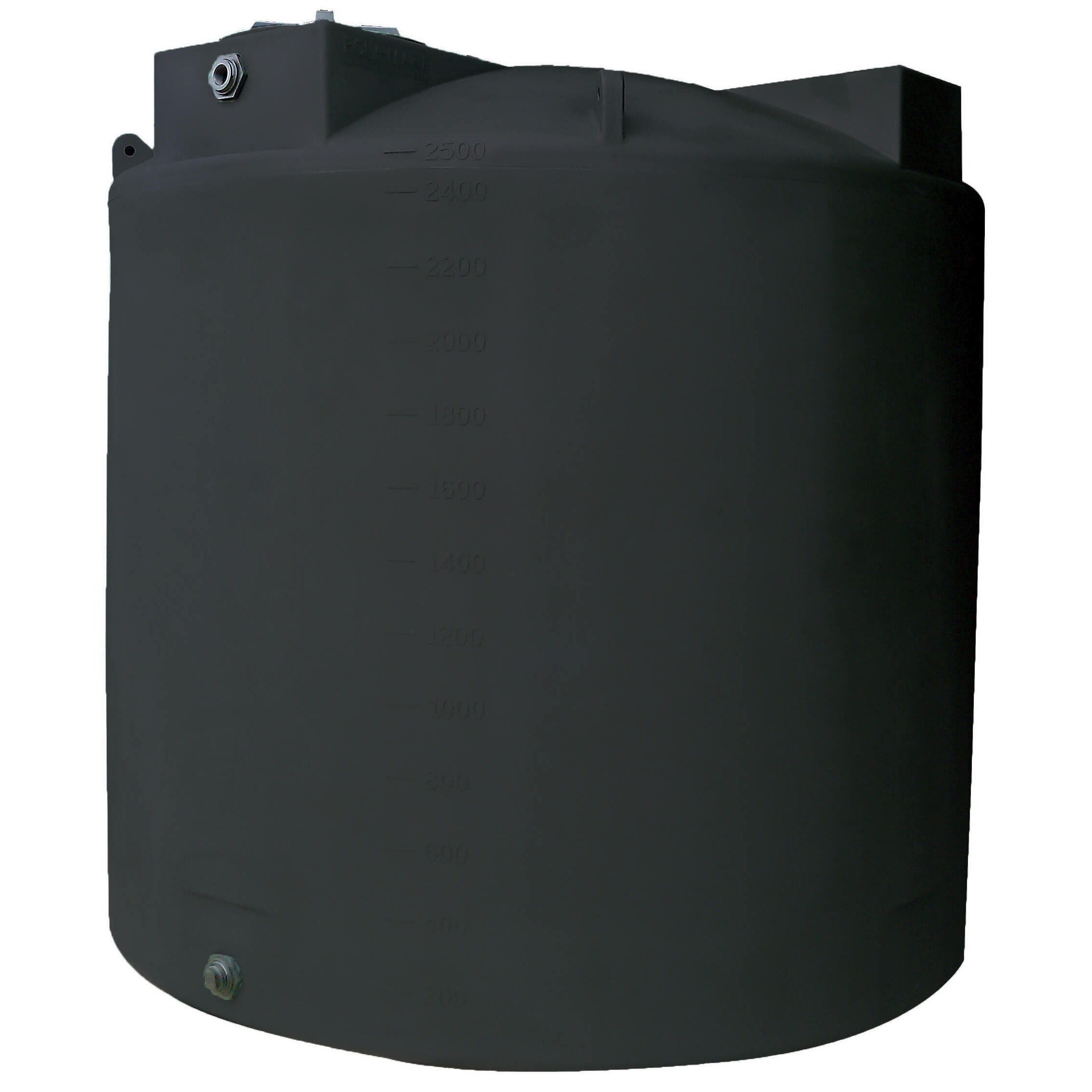 Snyder Industries 2500 Gallon Black Vertical Water Tank